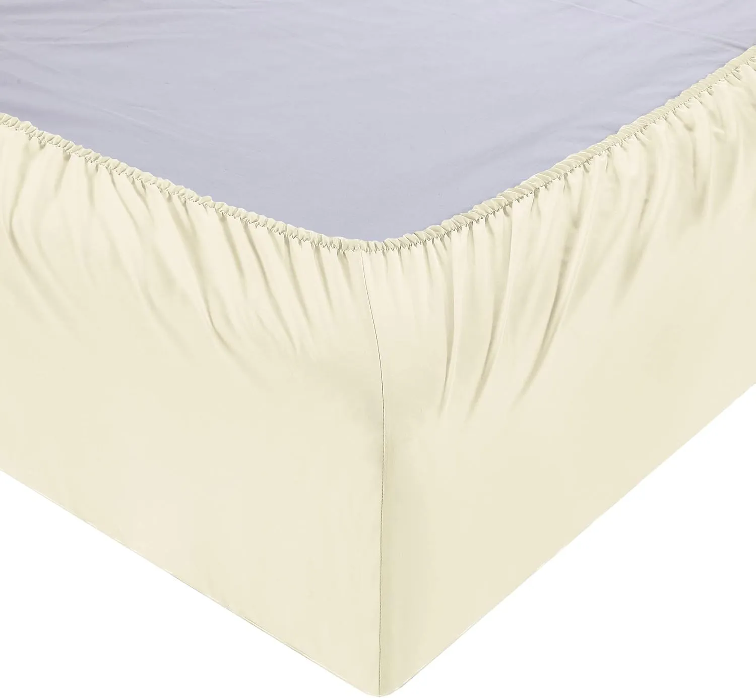 Viscose Sheet Set - King Size,100% Rayon Made from Bamboo, 4 Piece Set with Deep Pockets up to 18 Inches - Luxuriously Soft, Cooling, and Silky Sateen Weave - Ivory (King)