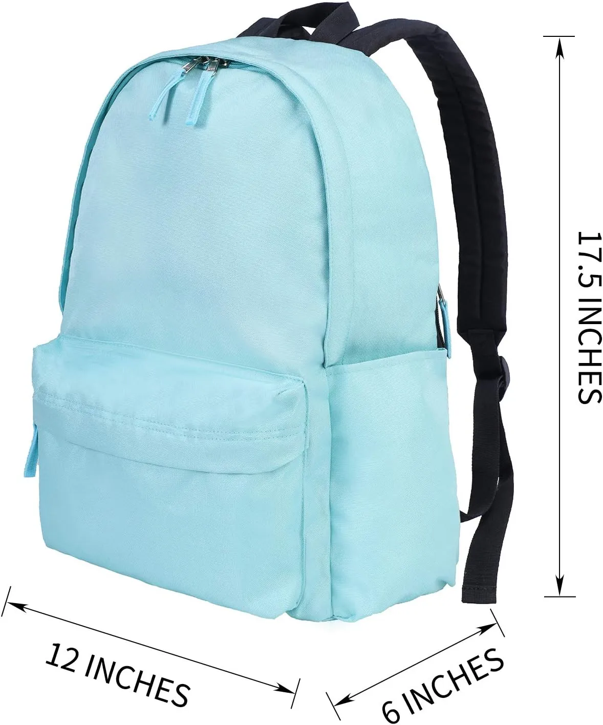 Vorspack Backpack for Men and Women - Basic Bookbag Casual Daypack Backpacks for College Work Travel