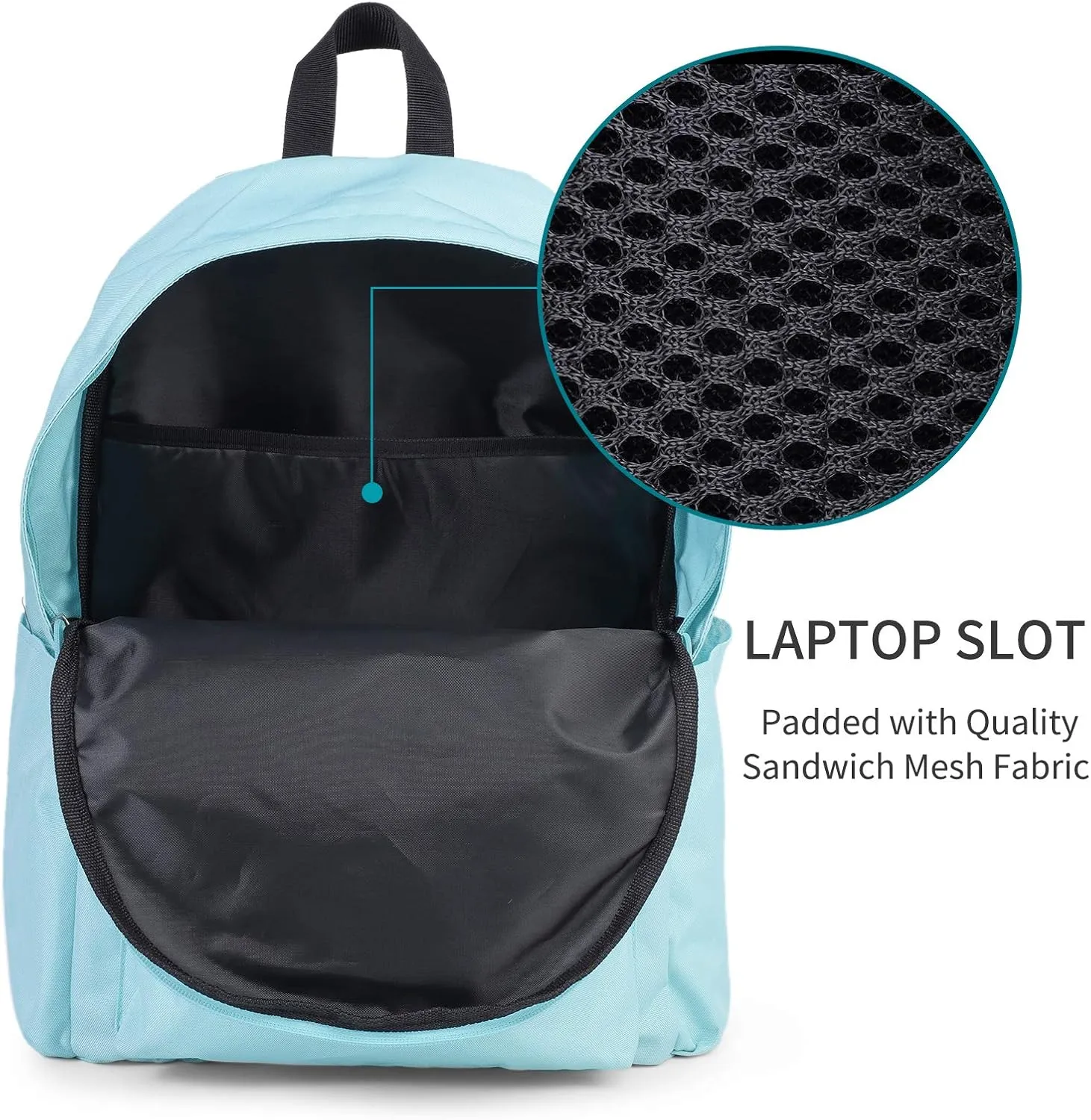 Vorspack Backpack for Men and Women - Basic Bookbag Casual Daypack Backpacks for College Work Travel