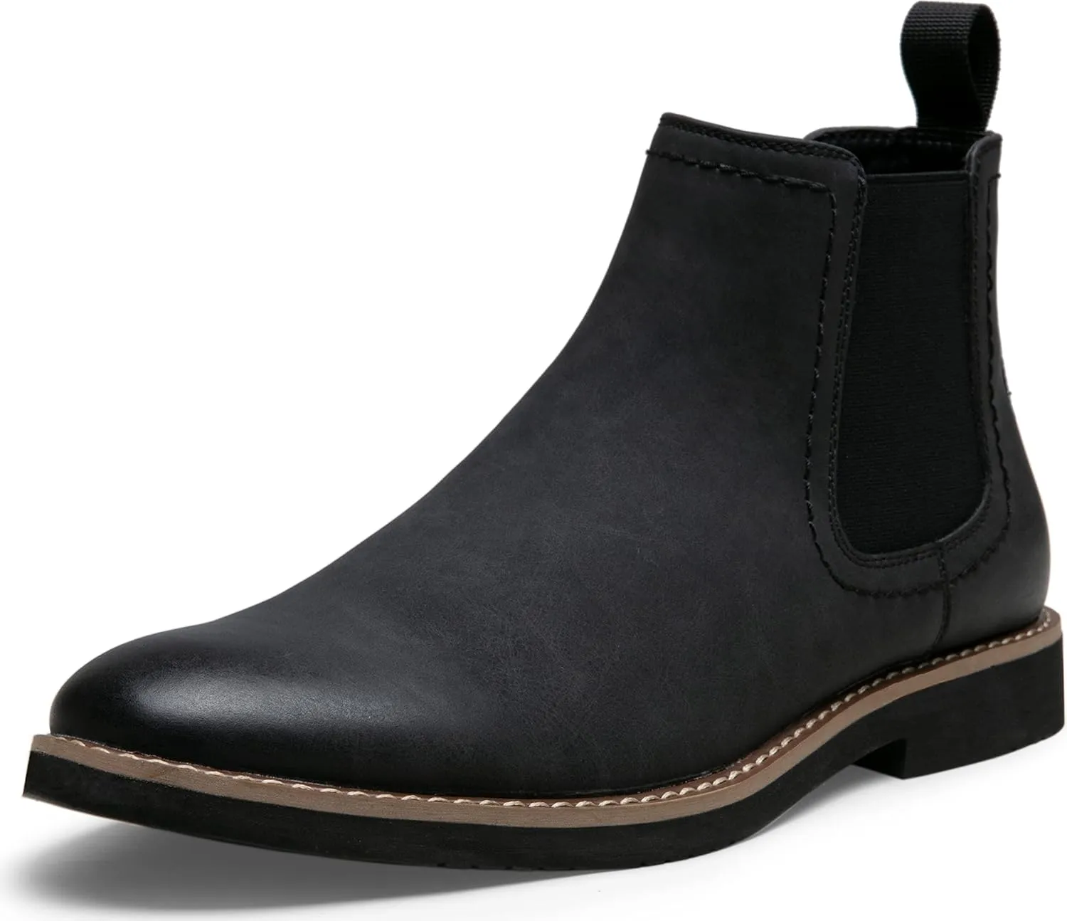 Vostey Chelsea Boots Men Casual Dress Boots Black Ankle Classic Slip on Boots for Men