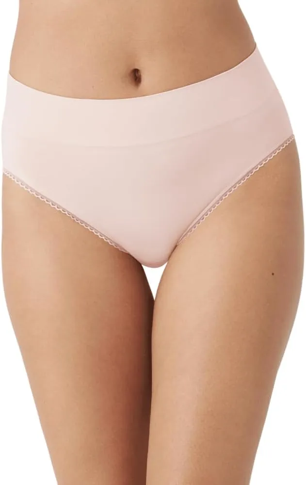 Wacoal Women's Feeling Flexible Seamless Hi Cut Panty