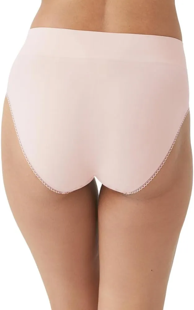 Wacoal Women's Feeling Flexible Seamless Hi Cut Panty