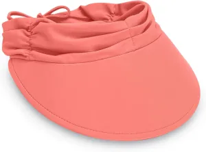 Wallaroo Hat Company Women’s Aqua Sun Visor – UV Sun Protection, Water Friendly, Packable Design, Adjustable, Medium Size