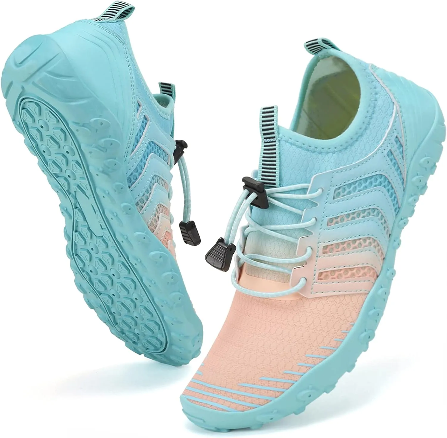 WateLves Water Shoes Mens Womens Barefoot Beach Swim Shoes Quick-Dry Aqua Socks for Surf Pool Yoga Water Aerobics