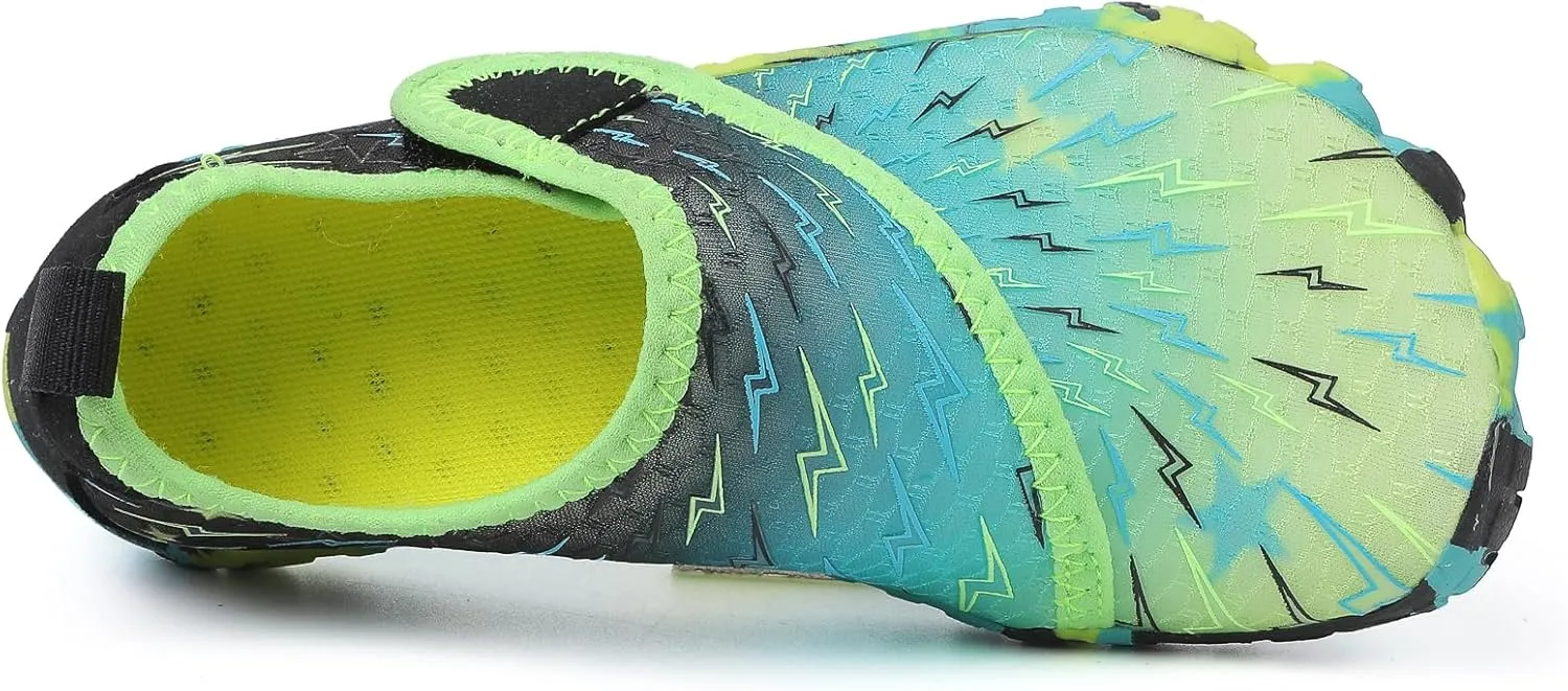 Water Shoes for Kids Boys Girls Aqua Socks Barefoot Beach Sports Swim Pool Outdoor Quick Dry Lightweight Little Big Kid