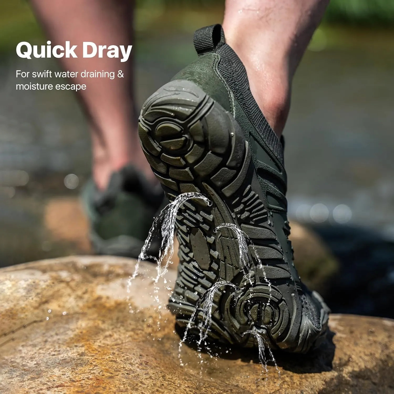 Water Shoes for Men Outdoor Sports Quick Dry Beach Walking Hiking Boating Fishing Shoes