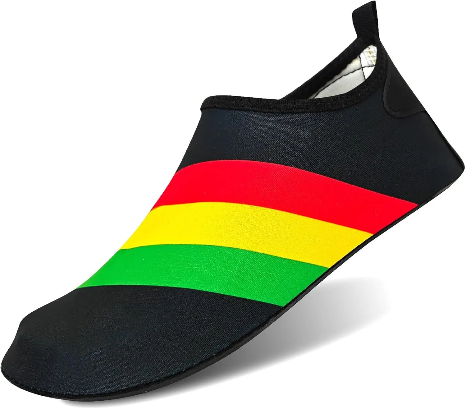 Water Shoes for Women and Men Quick-Dry Swim Beach Shoes for Outdoor Surfing Yoga Exercise Jamaica Flag Caribbean Reggae Rasta