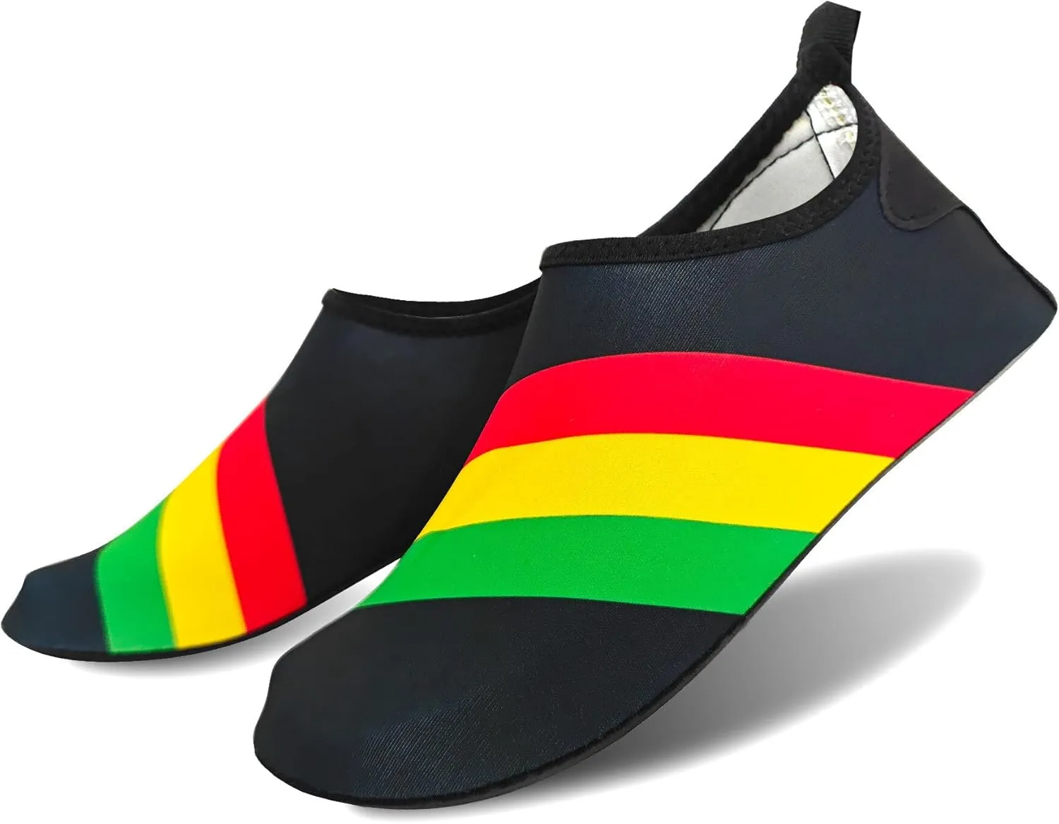 Water Shoes for Women and Men Quick-Dry Swim Beach Shoes for Outdoor Surfing Yoga Exercise Jamaica Flag Caribbean Reggae Rasta