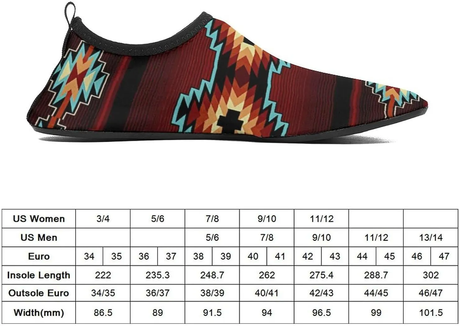 Water Shoes for Women Men Barefoot Quick-Dry Aqua Socks Slip-on for Beach Swim Surf Yoga