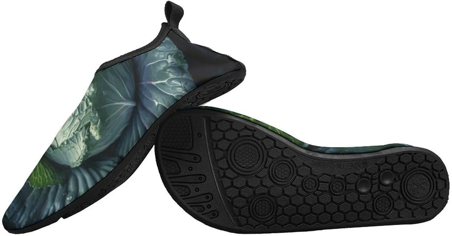 Water Shoes for Women Men Quick Dry Barefoot Shoes Bright Cabbage Sport Shoes Beach Aqua Socks for Hiking Swim Surf Yoga Sport