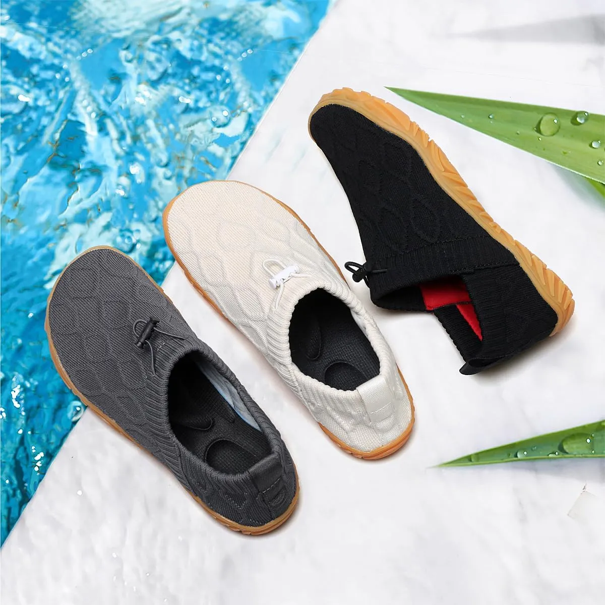 Water Shoes for Womens and Mens -Barefoot,Minimalist, Slip-On, Zero Drop,Quick-Dry,Breathable,Comfortable,Beach,Yoga,Swim,Outdoor