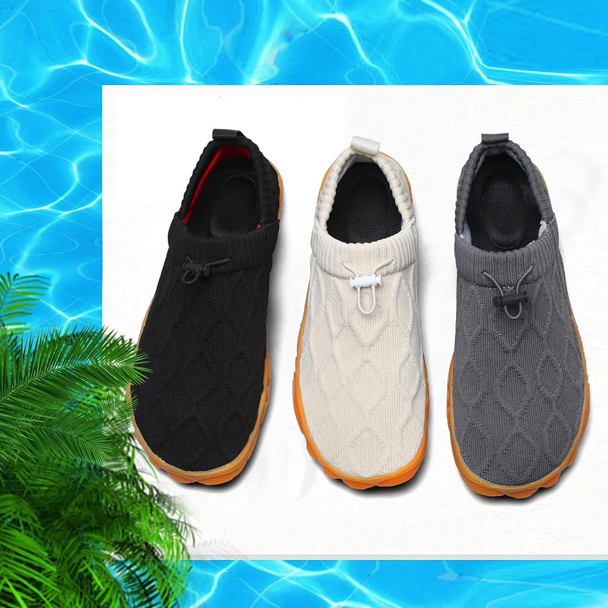 Water Shoes for Womens and Mens -Barefoot,Minimalist, Slip-On, Zero Drop,Quick-Dry,Breathable,Comfortable,Beach,Yoga,Swim,Outdoor