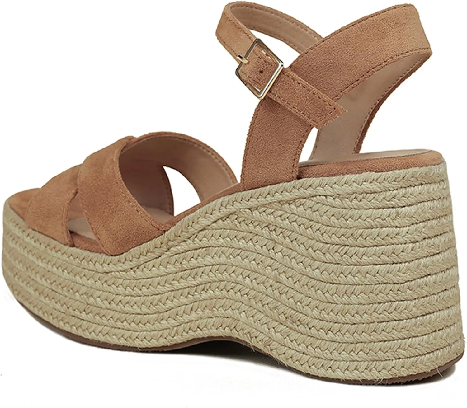Wedges Sandals Women's Platform Heels Sandals Comfortable Chunky Espadrille Ankle Strap Open Toe Summer Casual Shoes