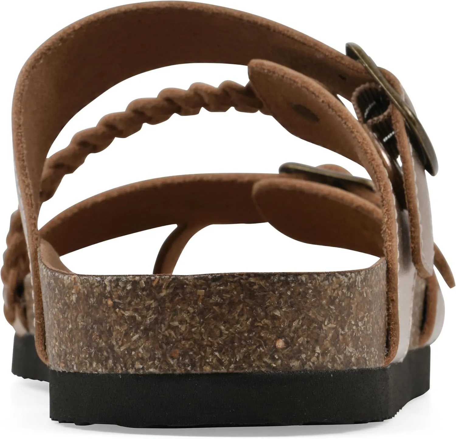 WHITE MOUNTAIN Women's Hammy Braided Signature Comfort-Molded Footbed Sandal