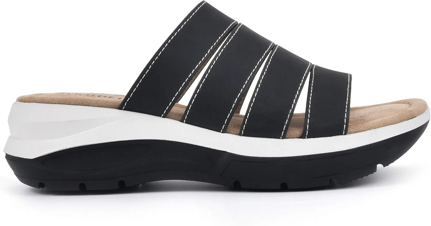 WHITE MOUNTAIN Women's Horizon Flat Sandal