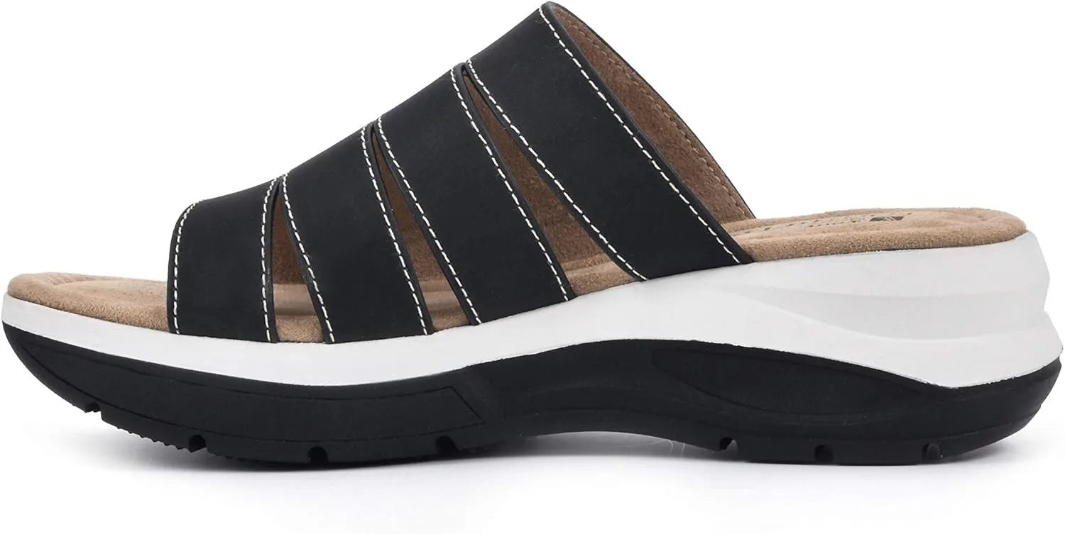 WHITE MOUNTAIN Women's Horizon Flat Sandal