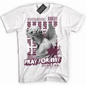 White Viotech Dunks Sneaker Shirt Pray Enemies Graphic