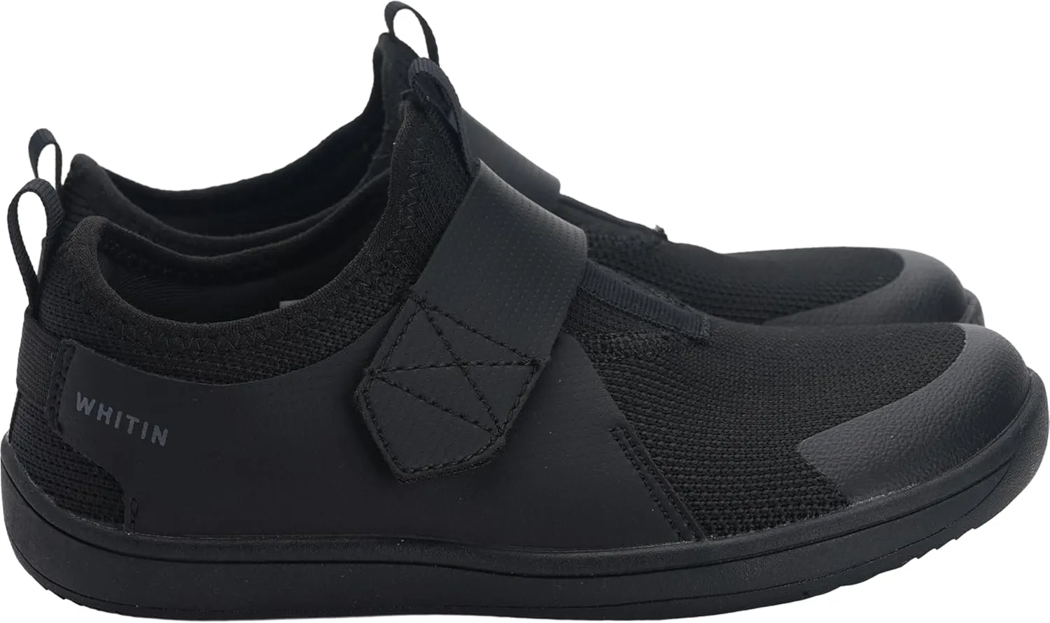WHITIN Little/Big Kid Wide Width Barefoot Shoes | Boys/Girls Minimalist Elastic Opening Sneakers | Flexible- Zero Drop Sole