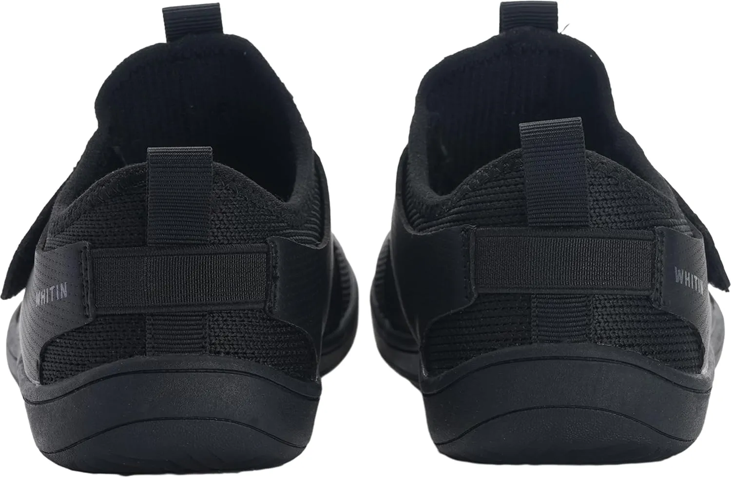 WHITIN Little/Big Kid Wide Width Barefoot Shoes | Boys/Girls Minimalist Elastic Opening Sneakers | Flexible- Zero Drop Sole