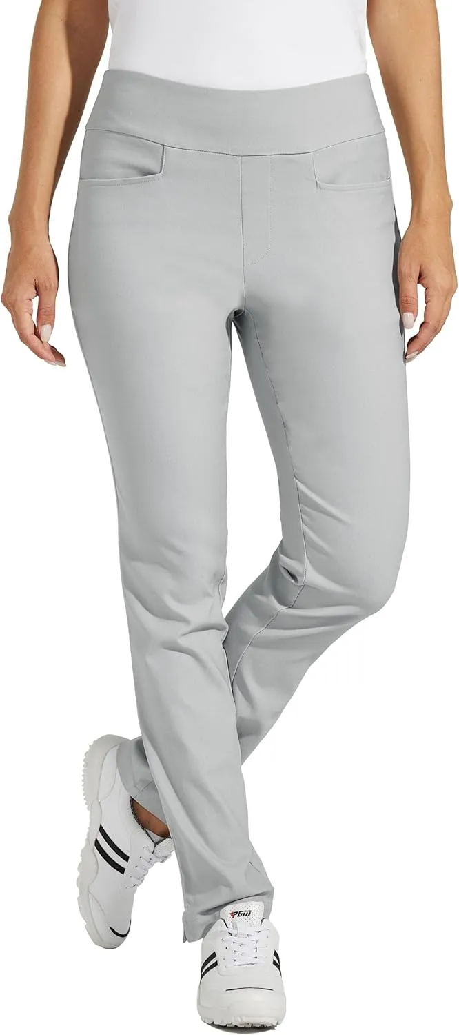 Willit Women's Golf Pants Stretch Casual Pull on Pants Quick Dry Hiking Pants