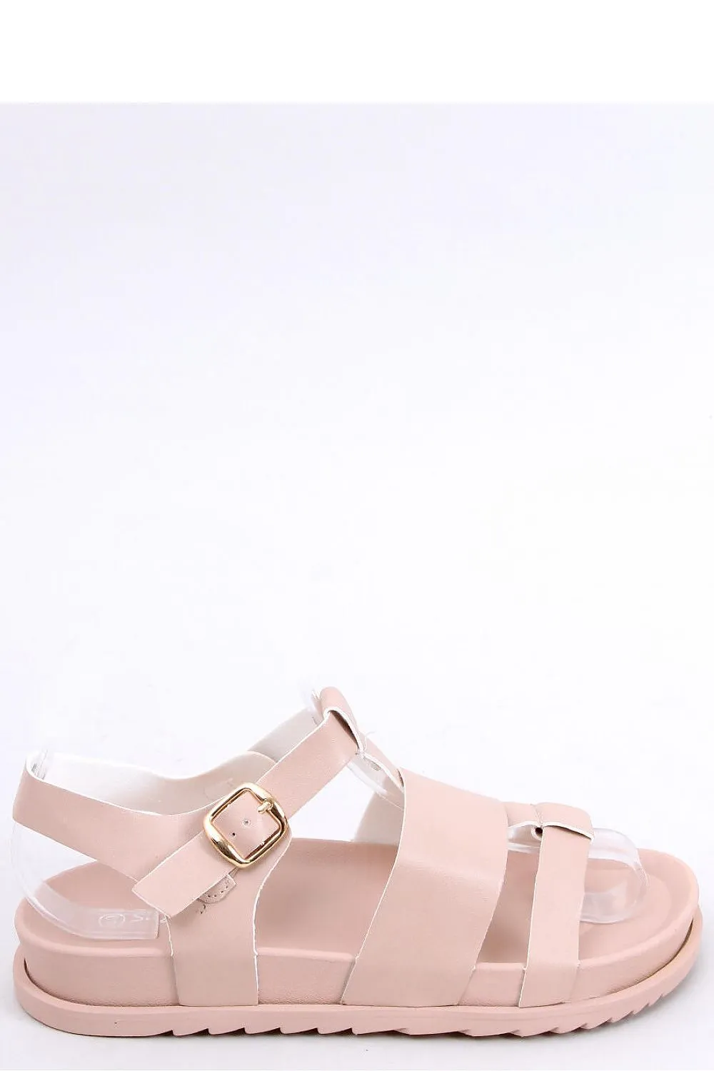 Woman Flat Beige Sandals