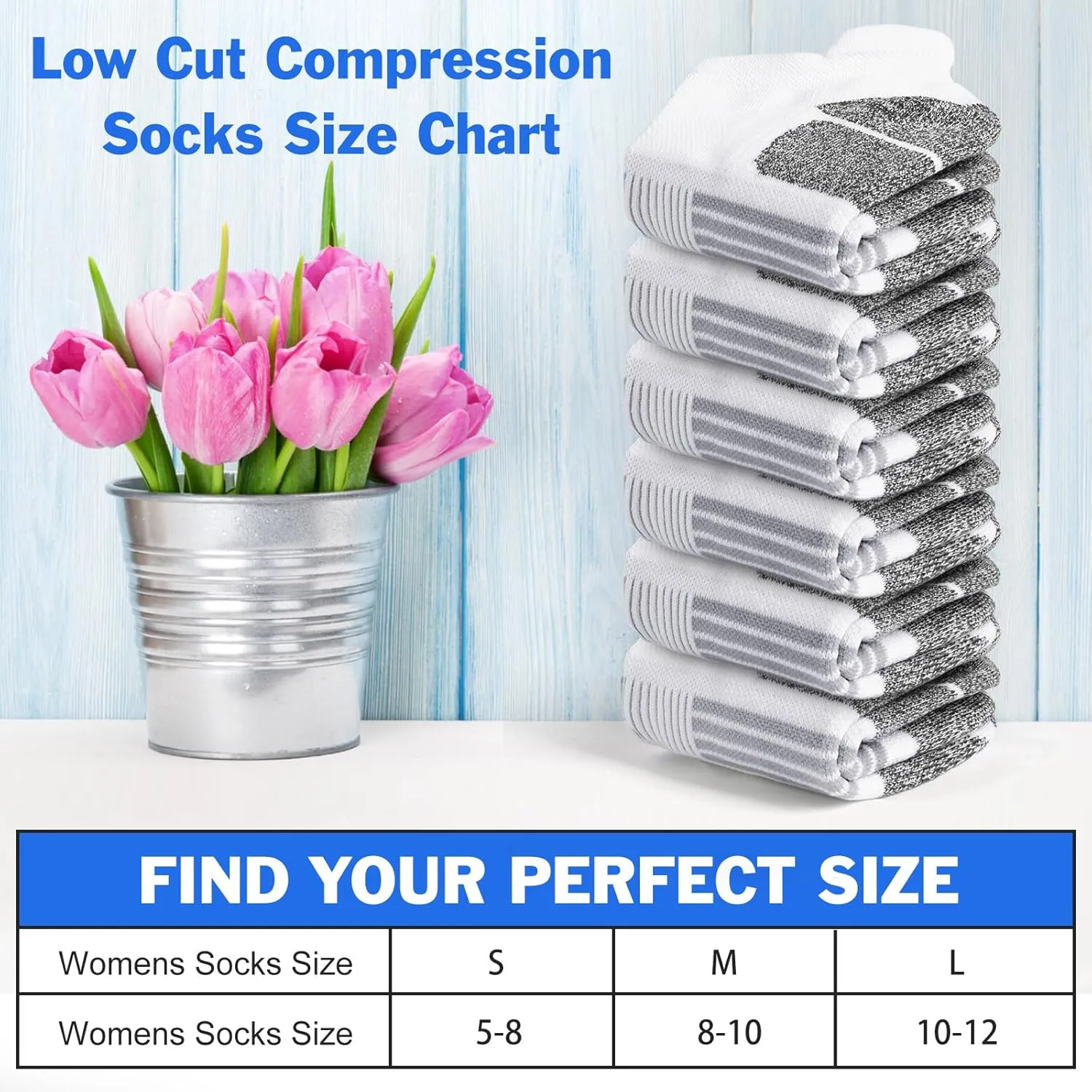 Women Ankle Socks Cushioned Running Athletic Low Cut Gift Socks for Hiking, Sport, Gym, Workout