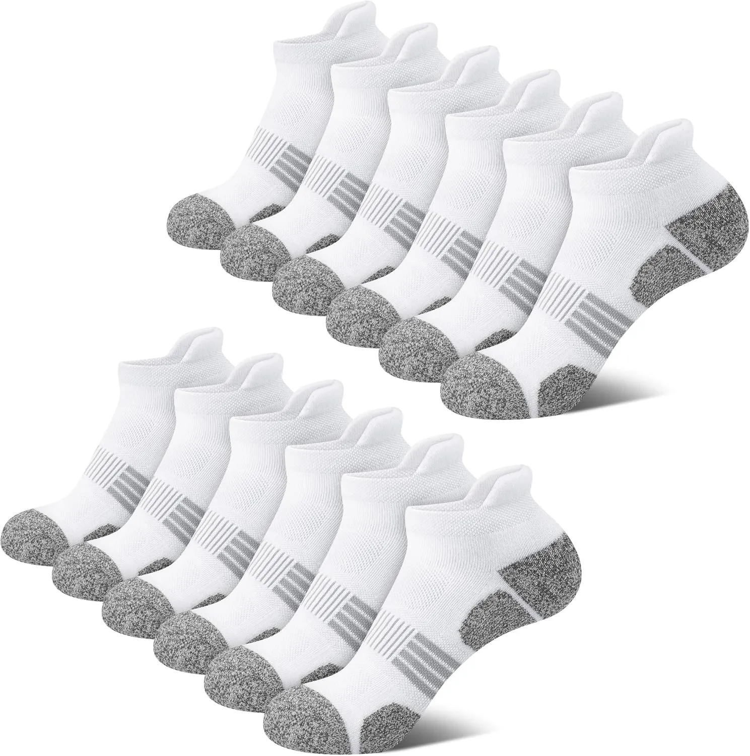Women Ankle Socks Cushioned Running Athletic Low Cut Gift Socks for Hiking, Sport, Gym, Workout