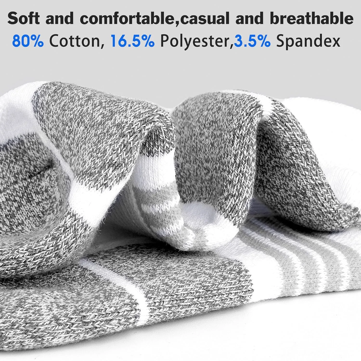 Women Ankle Socks Cushioned Running Athletic Low Cut Gift Socks for Hiking, Sport, Gym, Workout