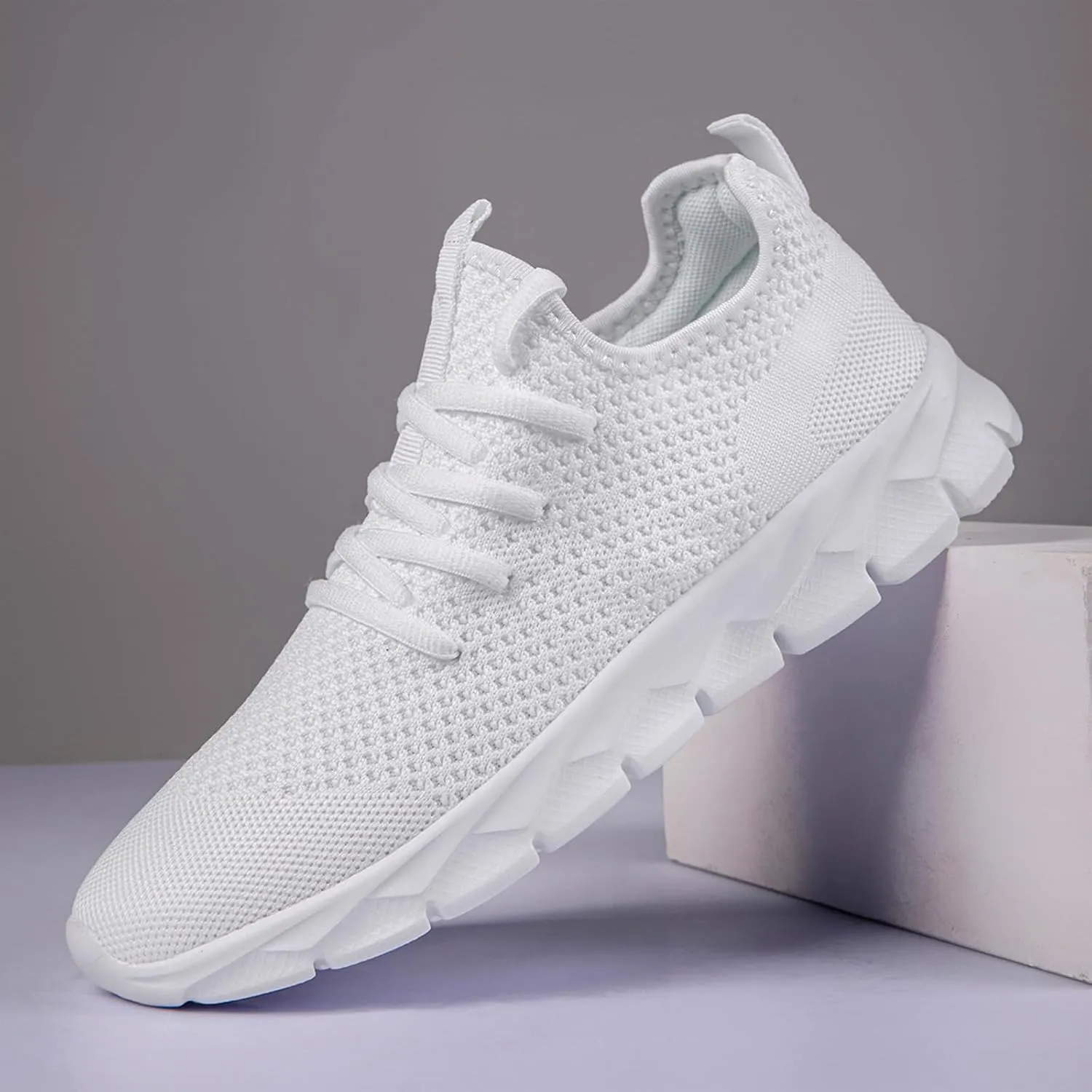 Women Sneaker Tennis Walking Running Shoes Mesh Breathable Gym Non Slip Work Ladies Shoes