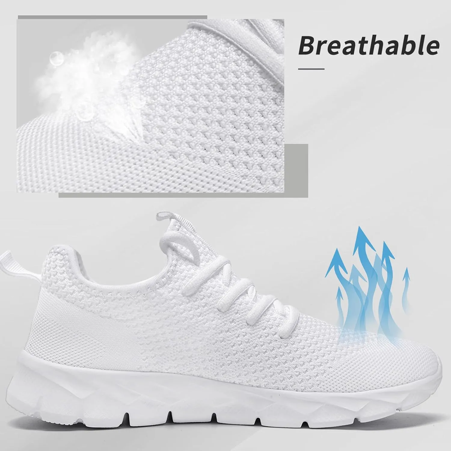 Women Sneaker Tennis Walking Running Shoes Mesh Breathable Gym Non Slip Work Ladies Shoes