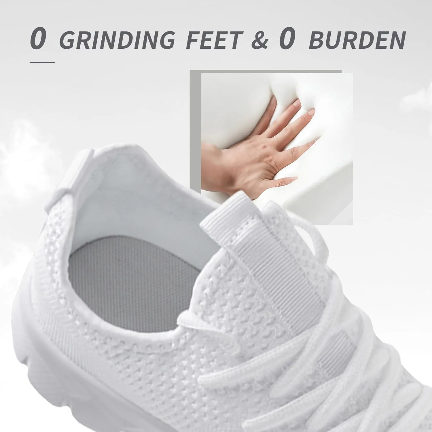 Women Sneaker Tennis Walking Running Shoes Mesh Breathable Gym Non Slip Work Ladies Shoes