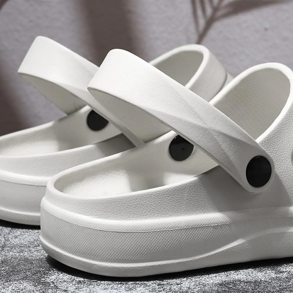 Women's and Men's Garden Clogs Shoes with Thick Sole Unisex Lightweight Quick-Dry Comfort Slip-on Water Shoes Outdoor Beach Slippers Sandals