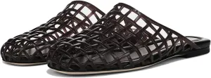 Women's Clear Jelly Slip-On Sandals PVC Mesh Summer Round Toe Beach Flats
