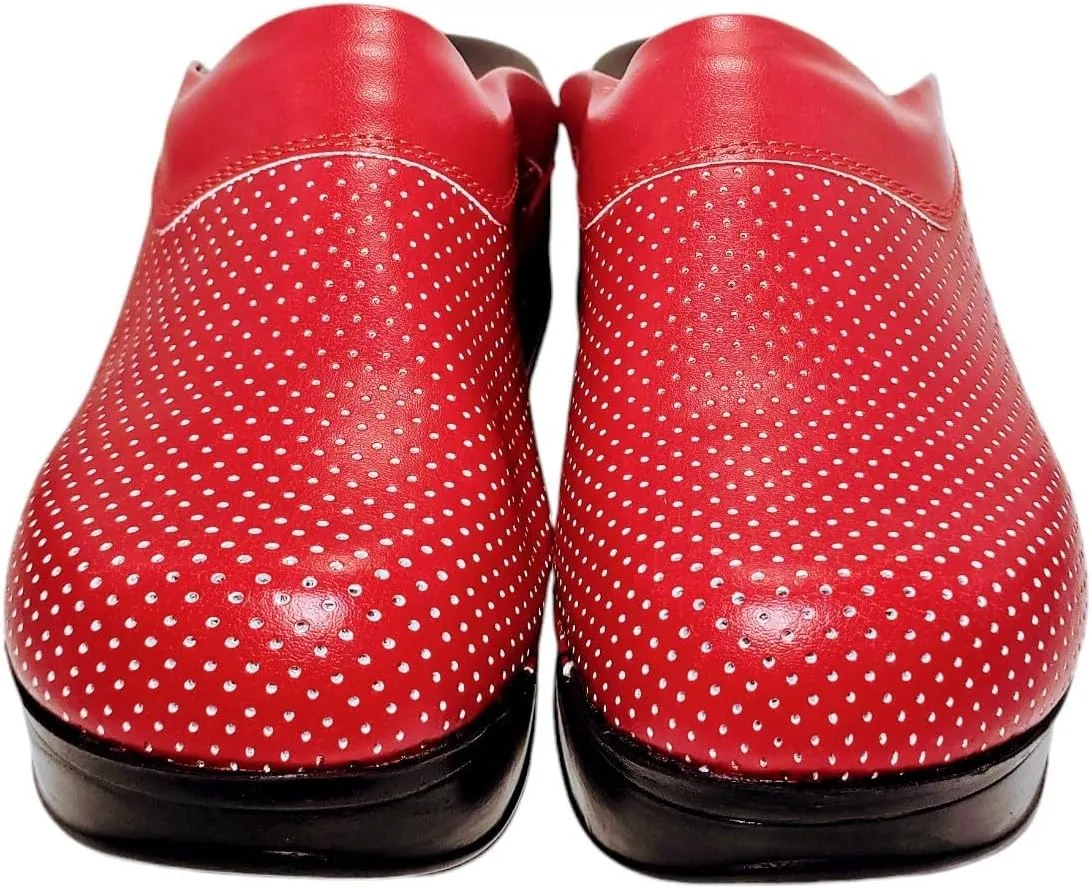 Womens Clogs with Arch Support, Pure Leather, Slip-On Clogs for Women, Perfect for Daily Indoor and Outdoor Usage, Shock Absorption, Breathable Materials
