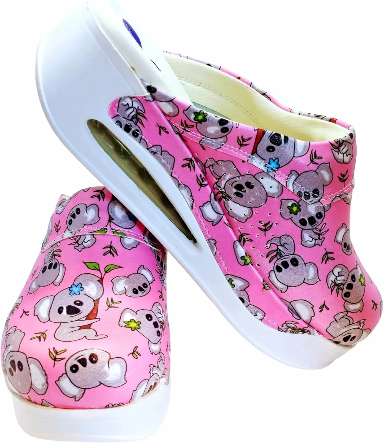 Womens Clogs with Arch Support, Pure Leather, Slip-On Clogs for Women, Perfect for Daily Indoor and Outdoor Usage, Shock Absorption, Breathable Materials