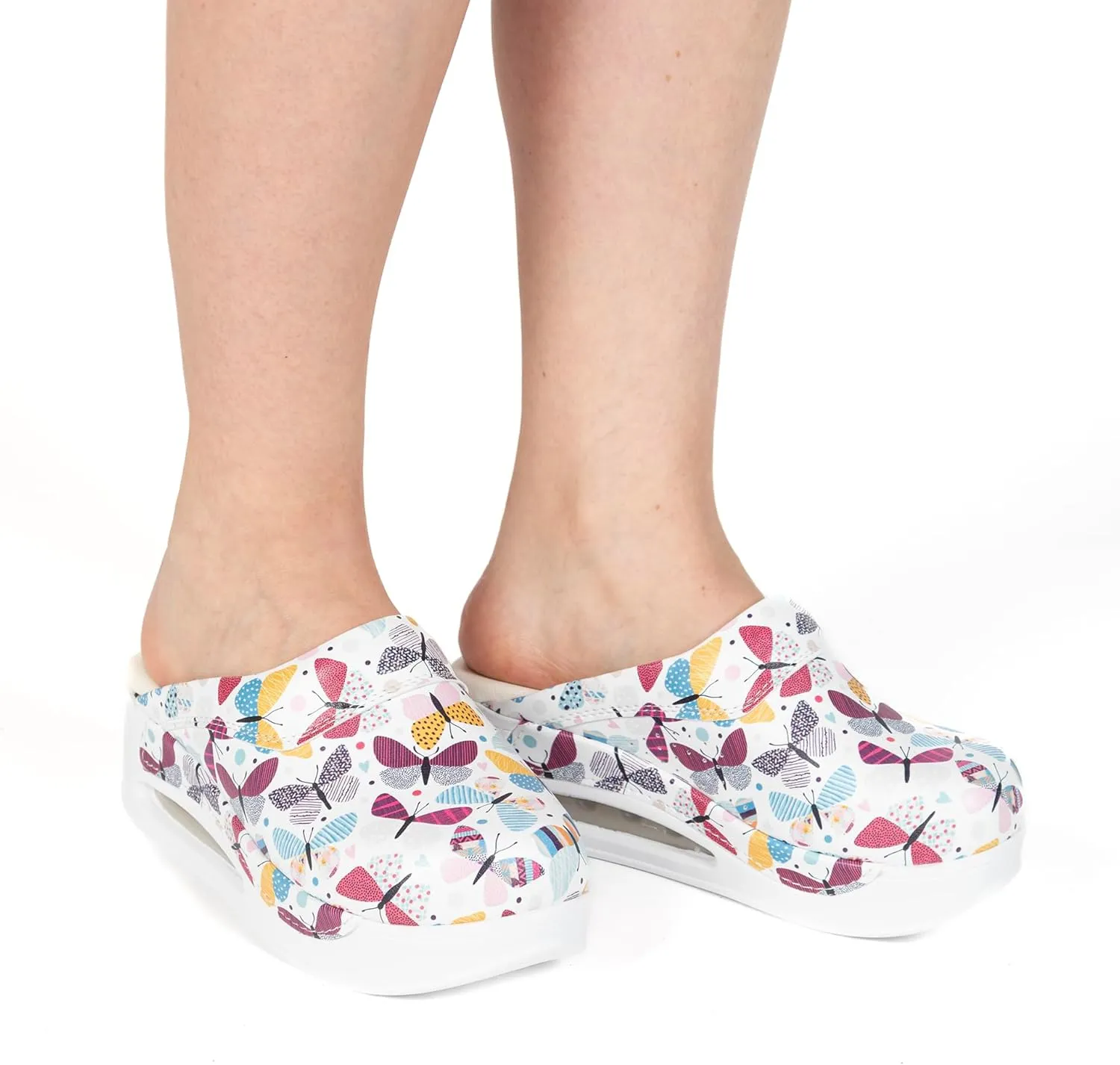 Womens Clogs with Arch Support, Pure Leather, Slip-On Clogs for Women, Perfect for Daily Indoor and Outdoor Usage, Shock Absorption, Breathable Materials