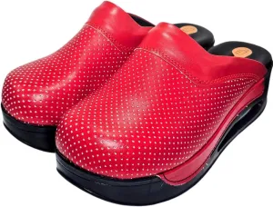 Womens Clogs with Arch Support, Pure Leather, Slip-On Clogs for Women, Perfect for Daily Indoor and Outdoor Usage, Shock Absorption, Breathable Materials