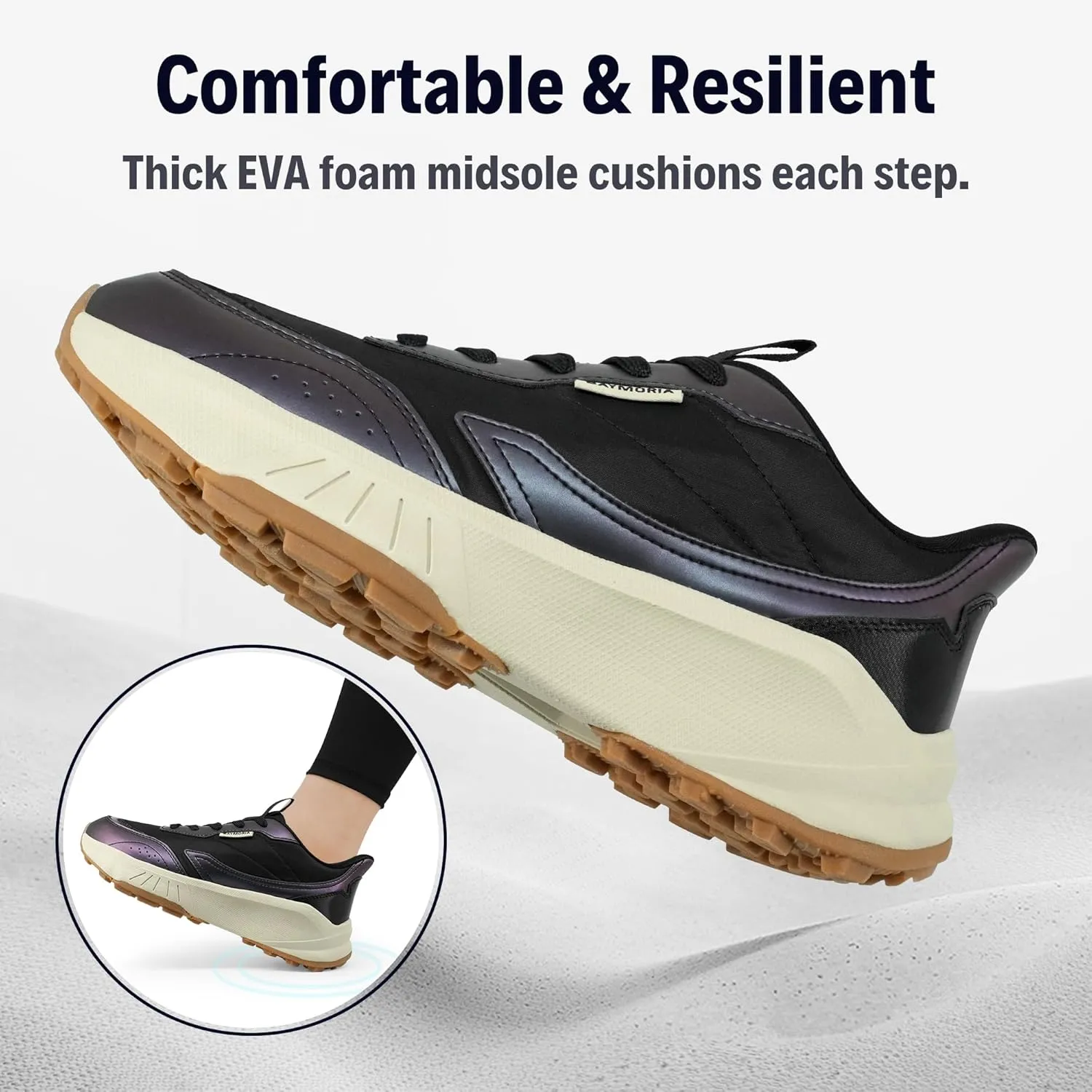Women's Fashion Sneakers Platform Slip On Tennis Shoes Comfortable Casual Walking Running Shoes for Women Footwear