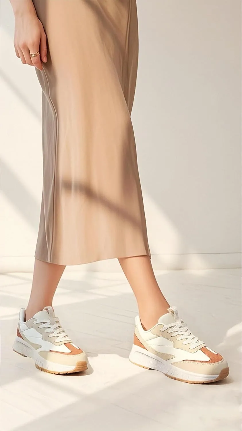 Women's Fashion Sneakers Platform Slip On Tennis Shoes Comfortable Casual Walking Running Shoes for Women Footwear