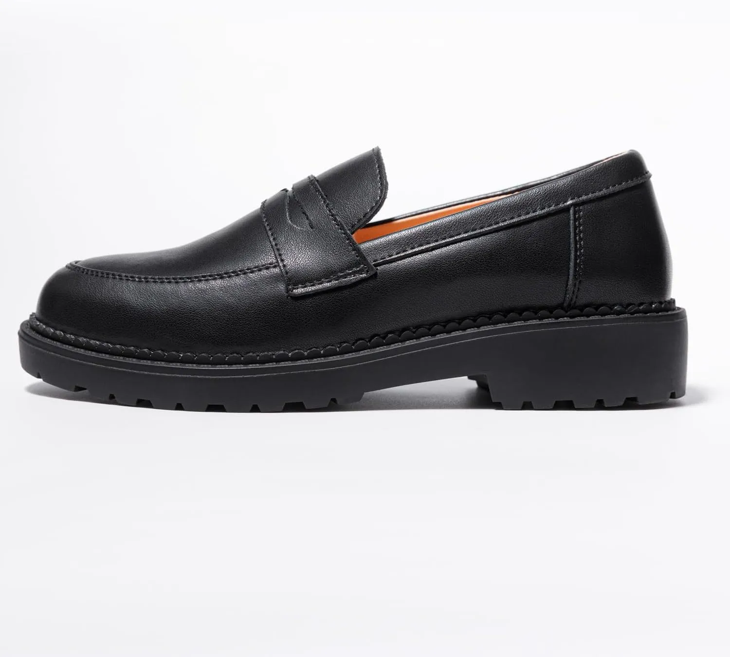 Womens Penny Loafers Shoe Women Leather Loafers Driving Moccasins Shoes Comfortable Boat Shoe