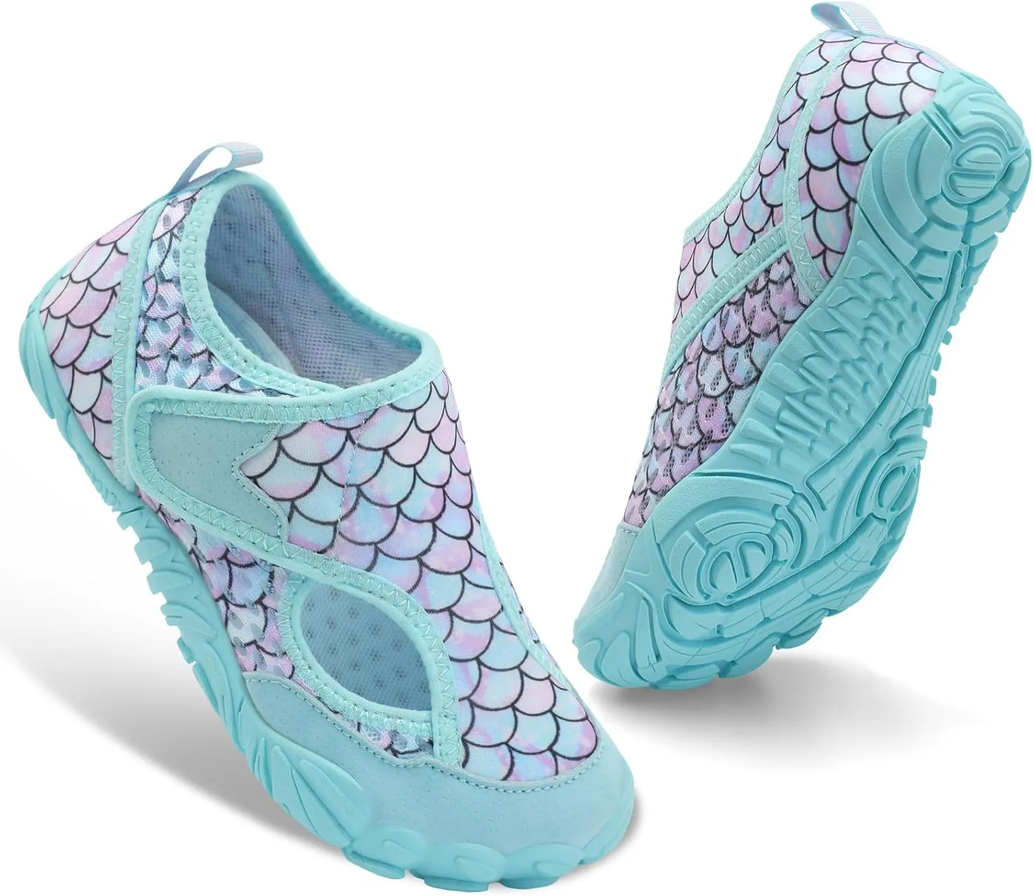 XIHALOOK Water Shoes for Kids Boys Girls Wide Toe Barefoot Quick Dry for Beach Swim Pool Surf Aqua Sports