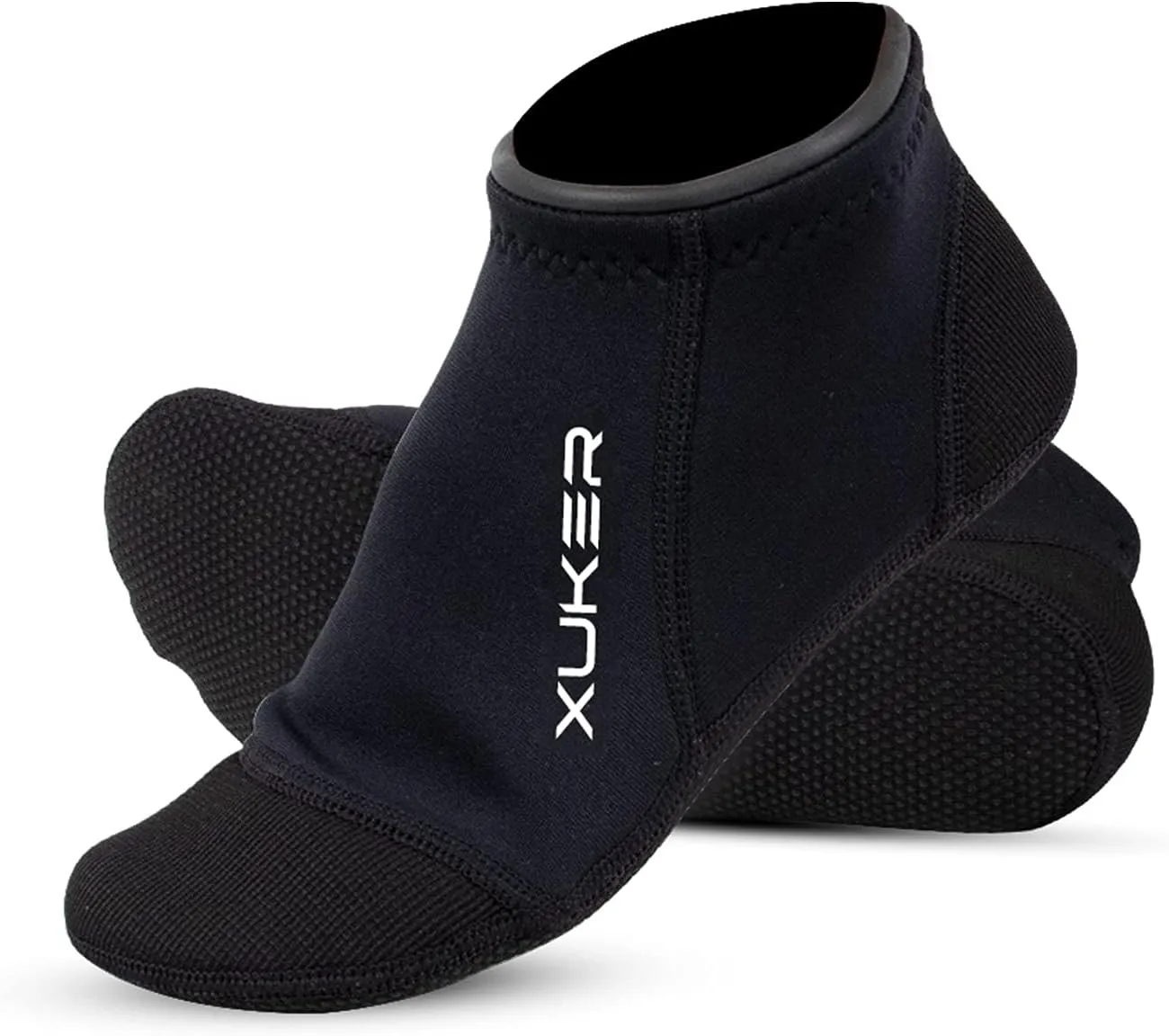 XUKER Neoprene Water Socks 3mm, Sand Proof Beach Volleyball Socks Diving Socks for Outdoor Water Sports