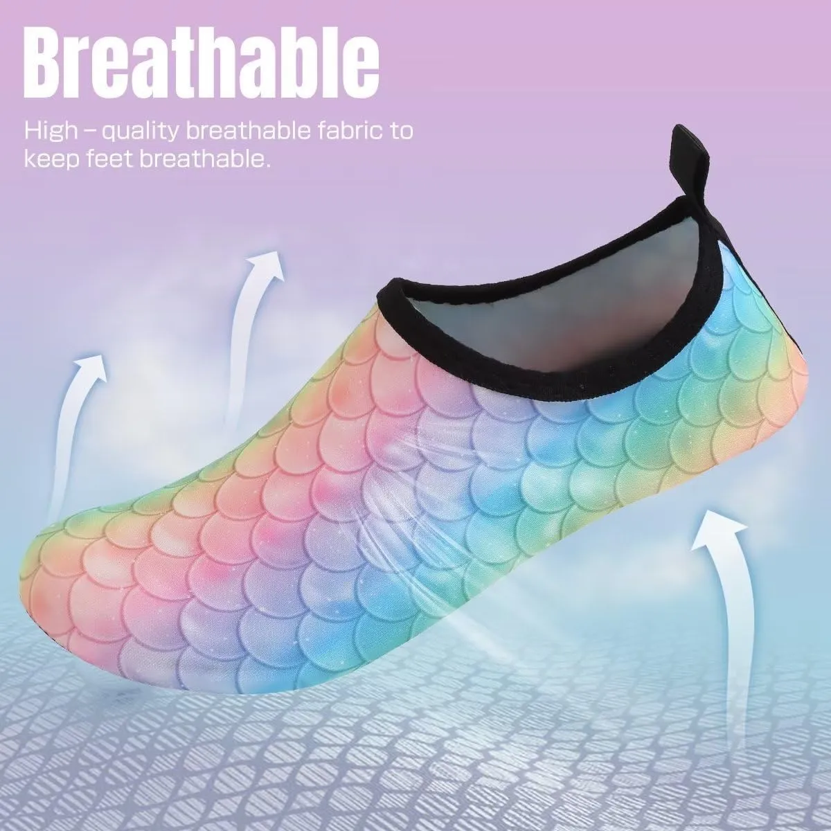YALOX Water Shoes Women's Men's Outdoor Beach Swimming Aqua Socks Quick-Dry Barefoot Shoes Surfing Yoga Pool Exercise