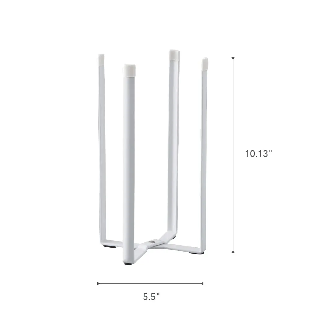 YAMAZAKI home 6784 Kitchen Multi Eco Stand-Multifunctional Plastic Bag Holder, One Size, White