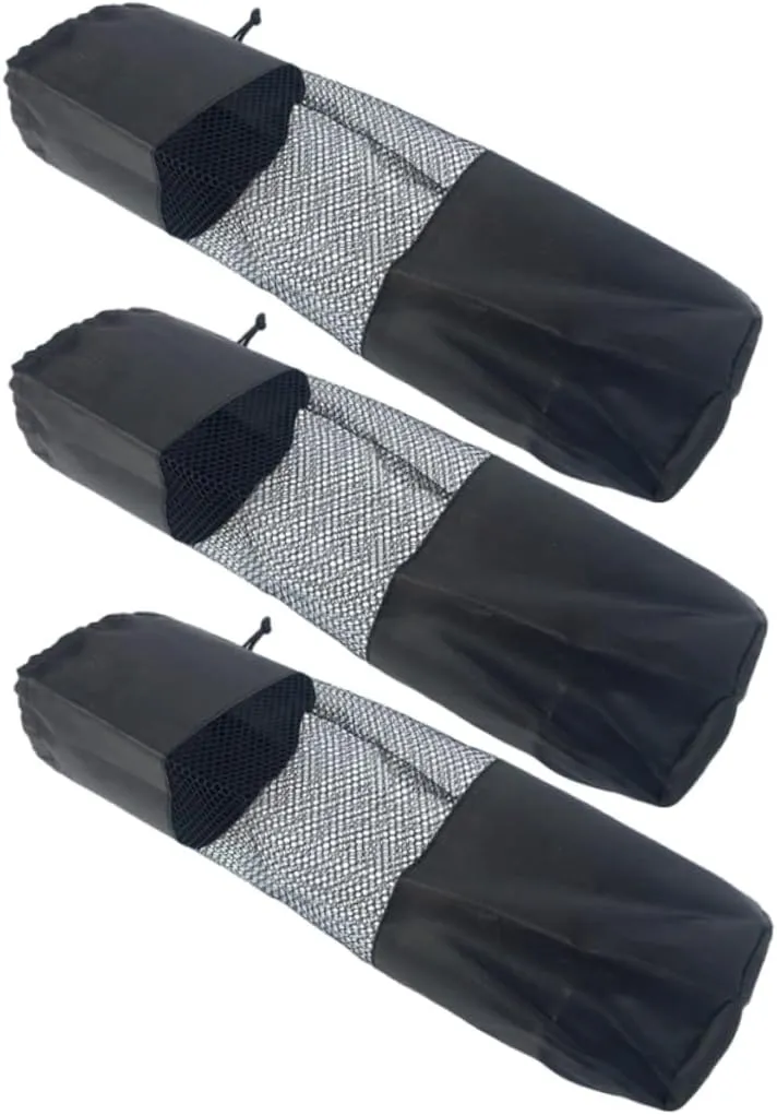 Yoga Column Net Package 3pcs Mesh Climbing Bag Large Duffle Drawstring for Sports Camping
