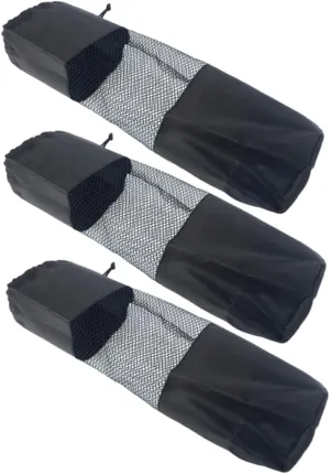 Yoga Column Net Package 3pcs Mesh Climbing Bag Large Duffle Drawstring for Sports Camping