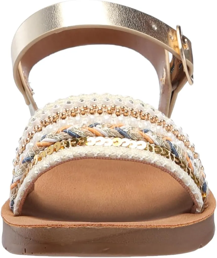 YOKI Girl's Flat Open Toe Sandal