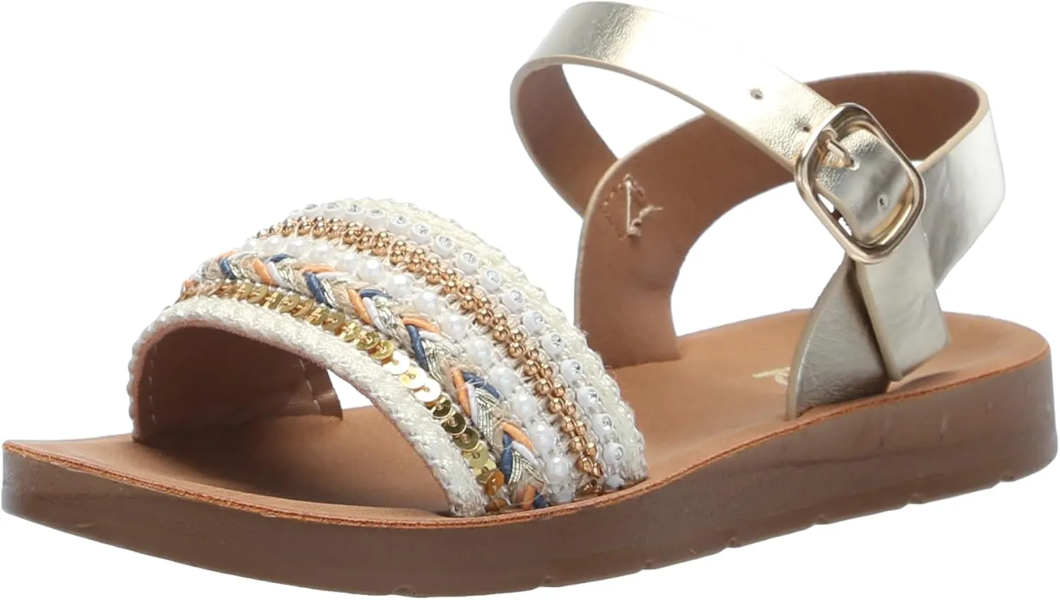 YOKI Girl's Flat Open Toe Sandal