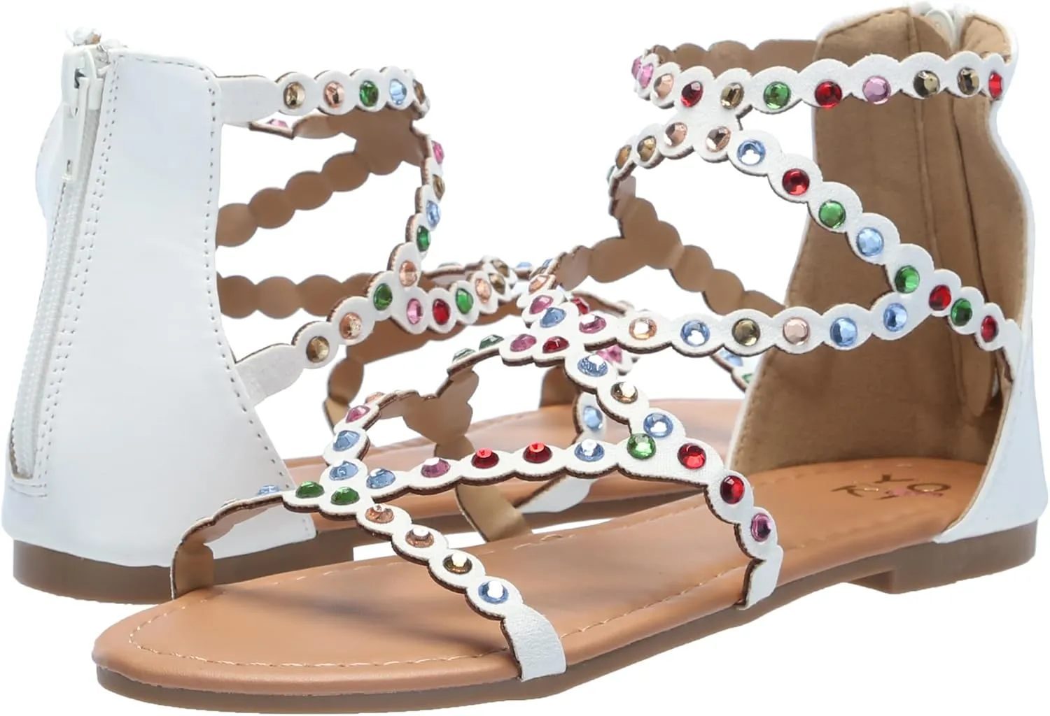 YOKI Girl's Gladiator Sandal