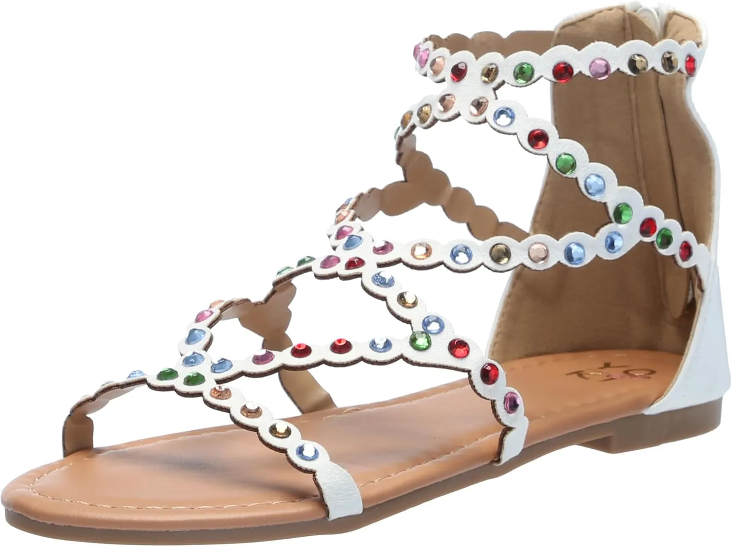 YOKI Girl's Gladiator Sandal